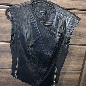 Bebe leather vest